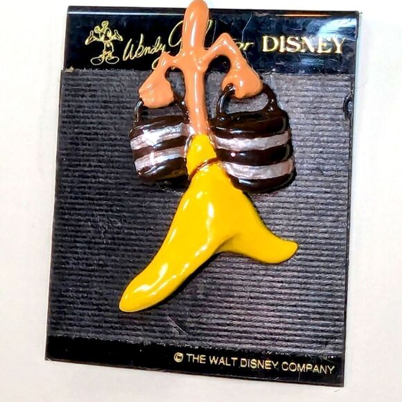 Wendy Gell e Disney sorcerer's apprentice broomstick enameled in color. rare. - Picture 1 of 2
